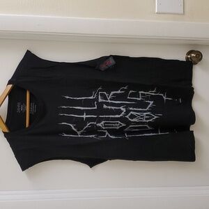 New 24 HRS Iron fist Kill your Idols vintage washed sleevless tee size medium